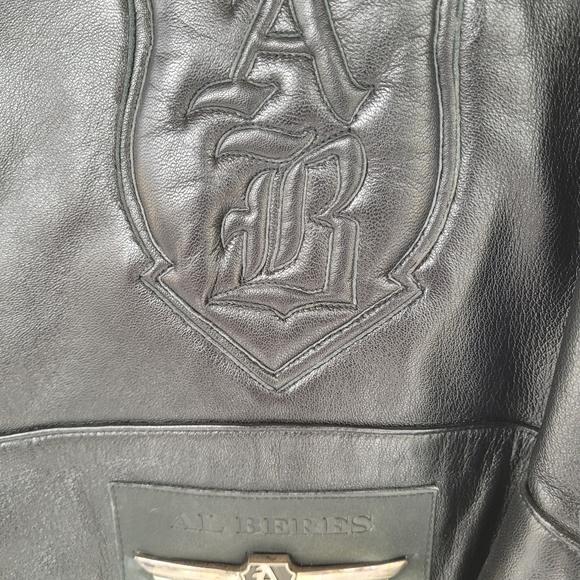 AL BERES LEATHER "MOTO" JACKET - Picture 4 of 4